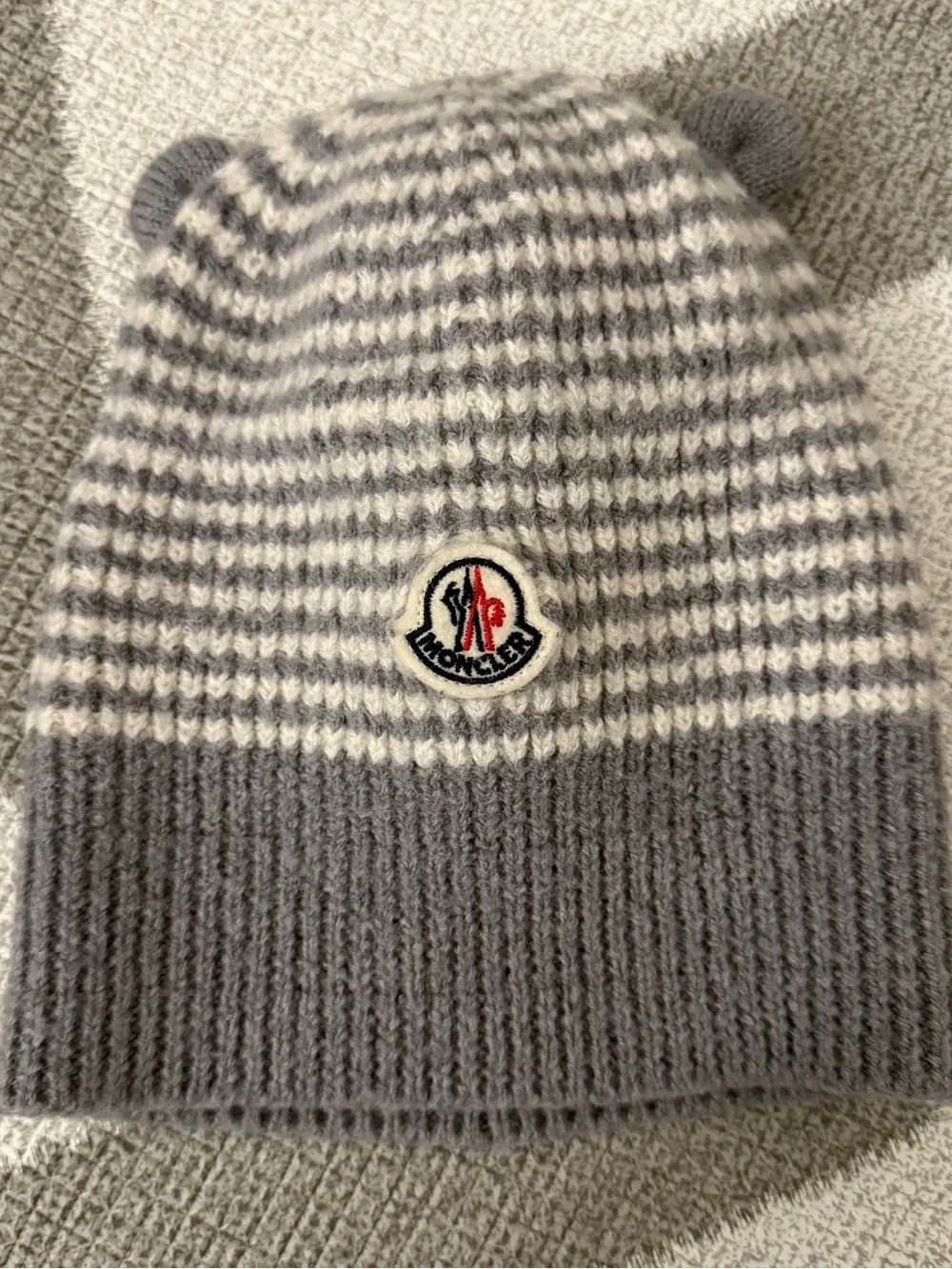 Moncler Baby Berretto XS - Grey